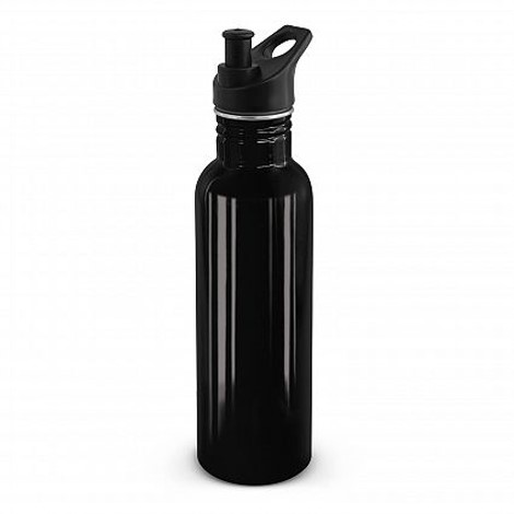 Hobbiton Metal Drink Bottle- Black- MOQ 50 Units