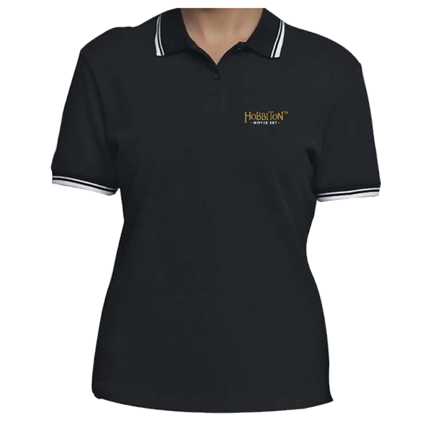 Hobbiton Women's Stanton Polo- Blk/White