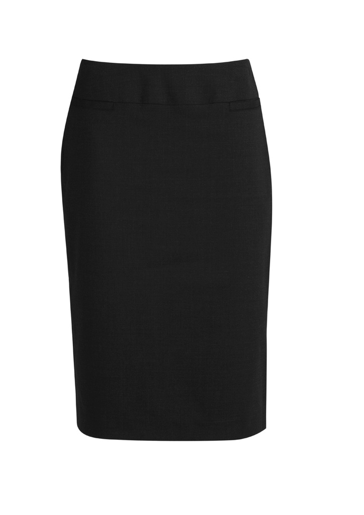Women's Comfort Wool Stretch Relaxed Fit Skirt - Black