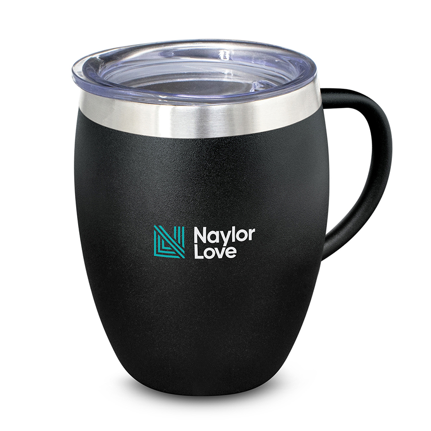 Naylor Love Verona Vacuum Cup with handle - Black