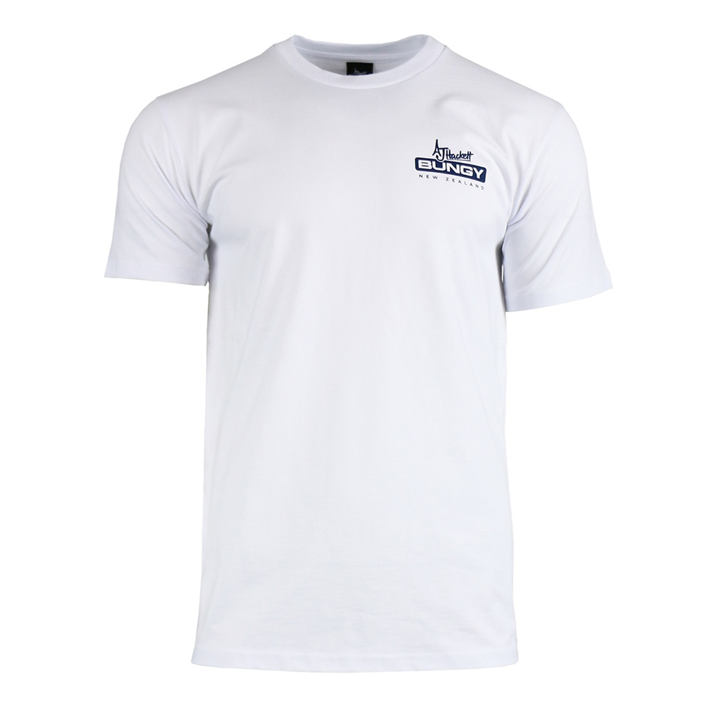 AJHB Men's Classic Retro LMFL Tee - White-