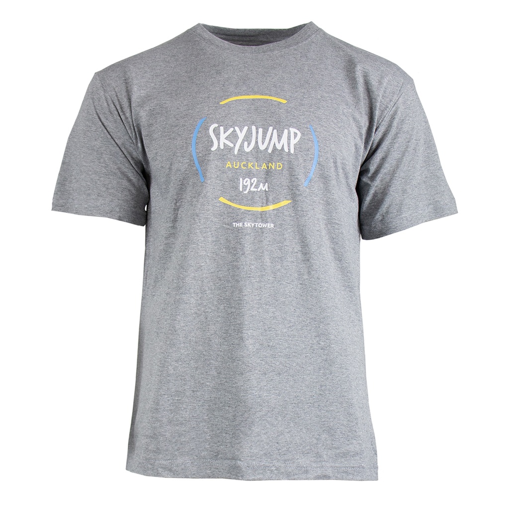 AJHB Auckland Skyjump Tee - Grey Marle