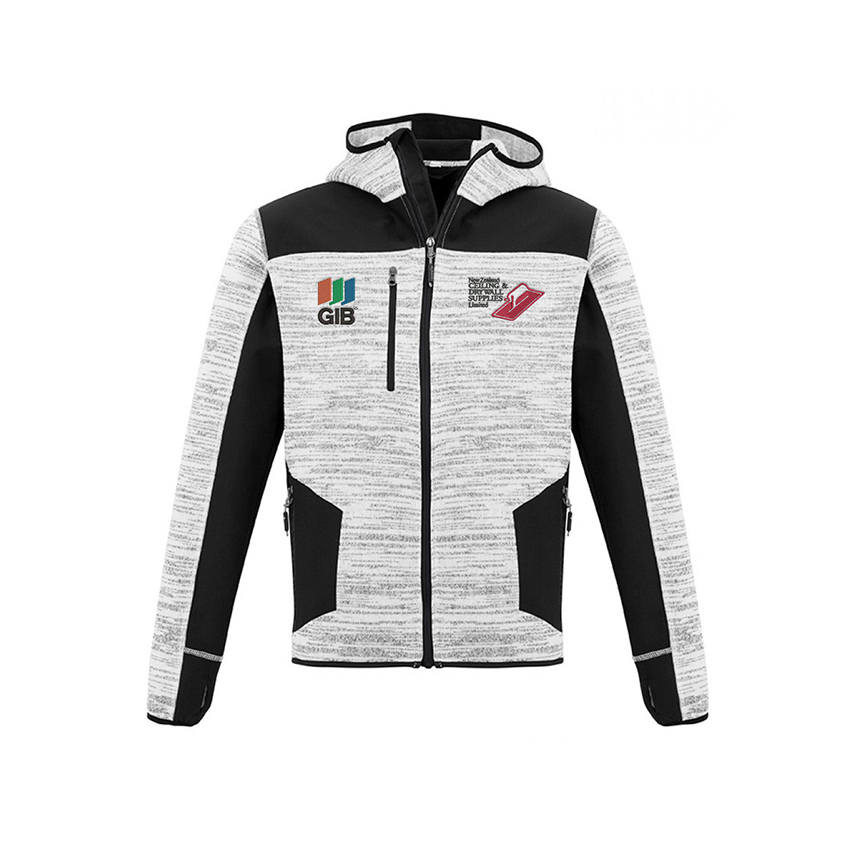 NZCDS/GIB Unisex Streetworx Hoodie - Grey Marle