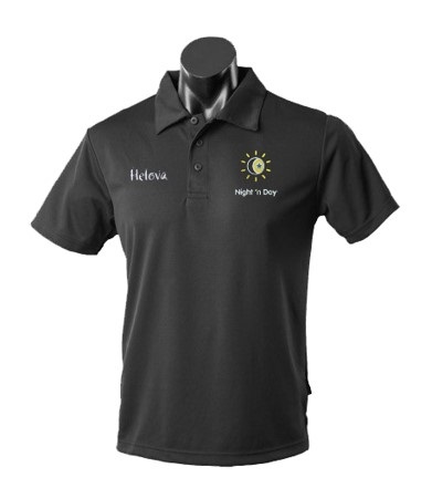 NND Mens Black Polo Shirt (9XL)