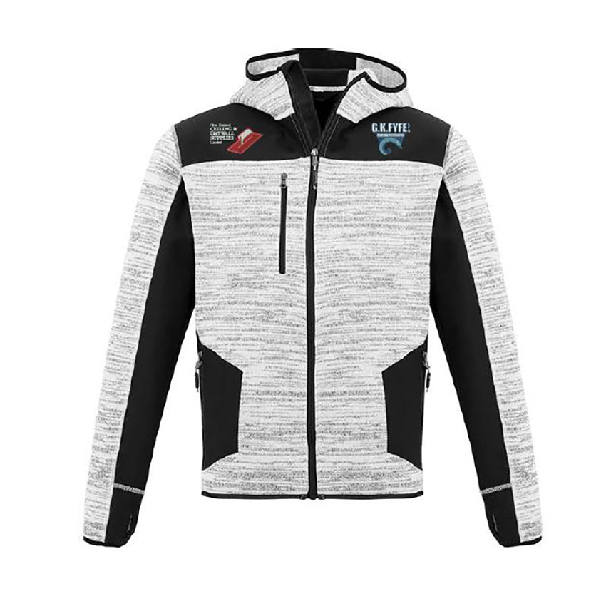 NZCDS/GK FYFE Unisex Streetworx Hoodie - Grey Marle