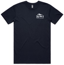 Ziwi Mens Staple Tee - Navy OLD LOGO (M)