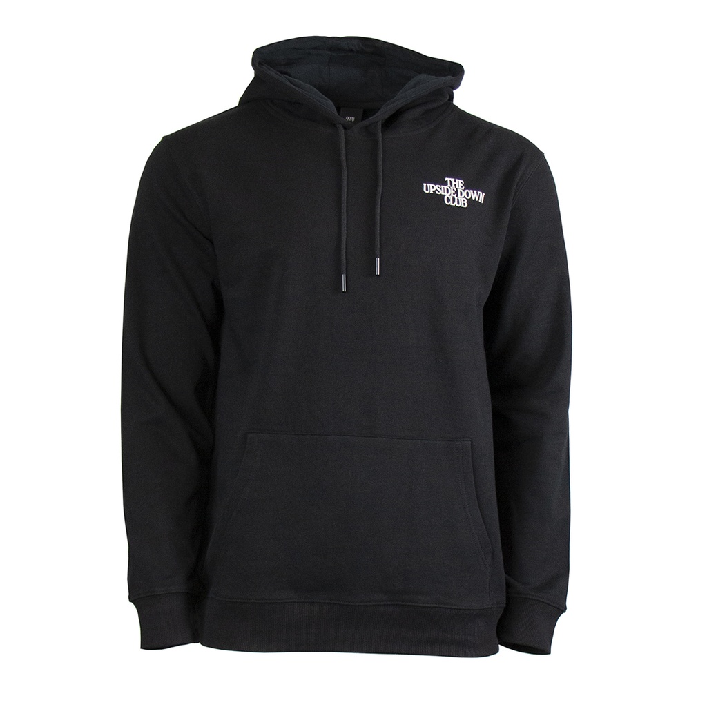AJHB Upside Down Club Hoodie - Black