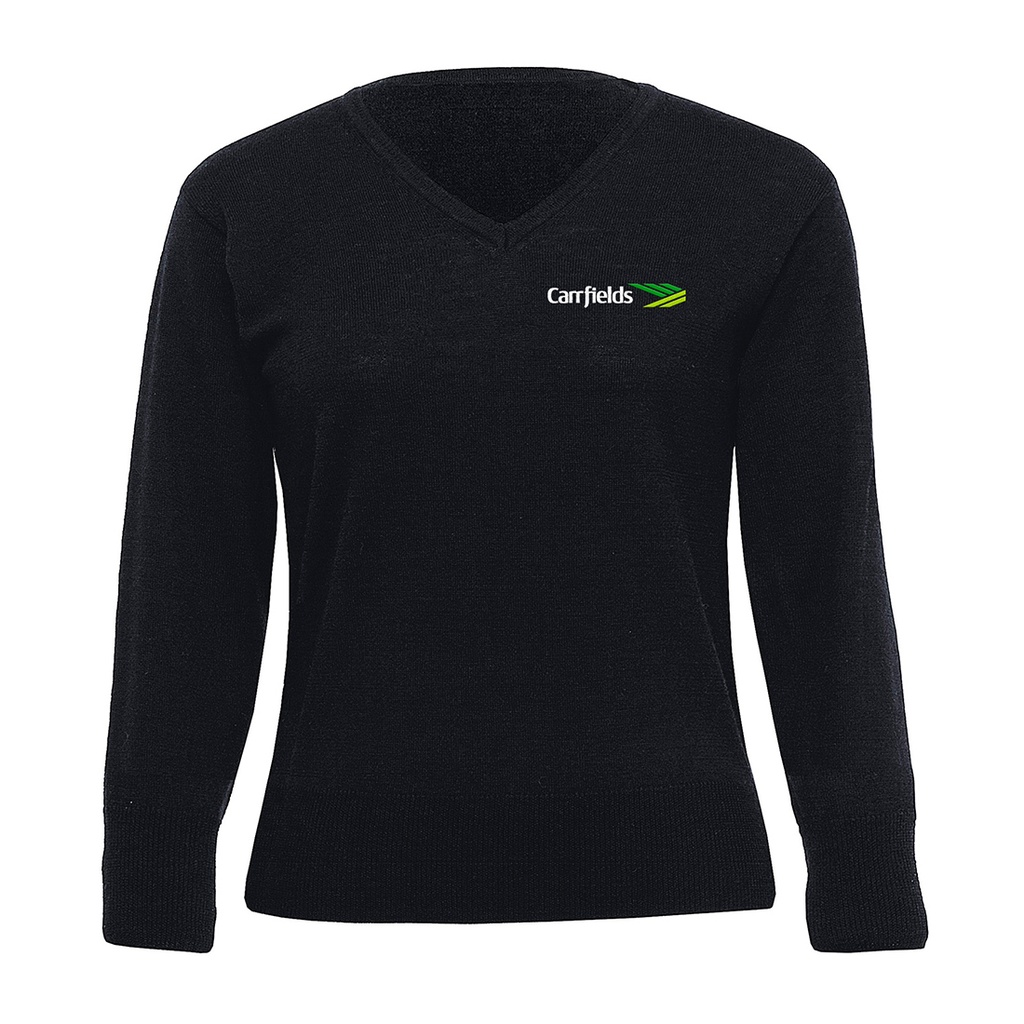 Carrfields Ladies Detailed Vee Pullover