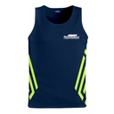 PM Safety DriFit Hi Vis Singlet - Navy/Yellow