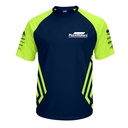 PM Safety DriFit Hi Vis Tee - Navy/Yellow