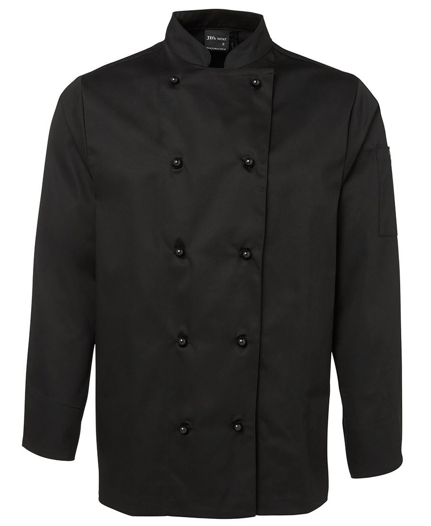 Skyline Unisex L/S Chef Jacket- Black
