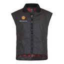 Shell Oilskin Vest - Black/Red