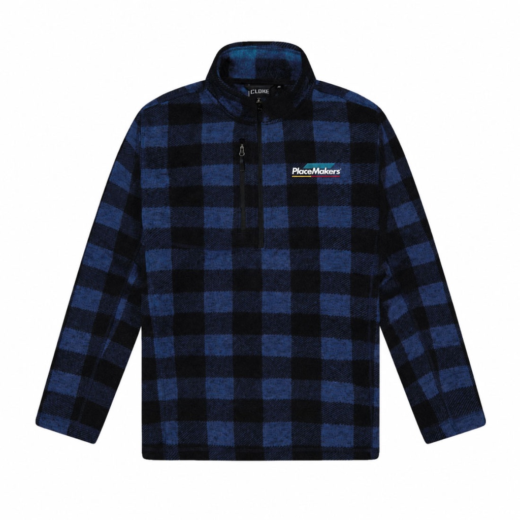 Placemakers Okarito Half Zip Fleece | Navy