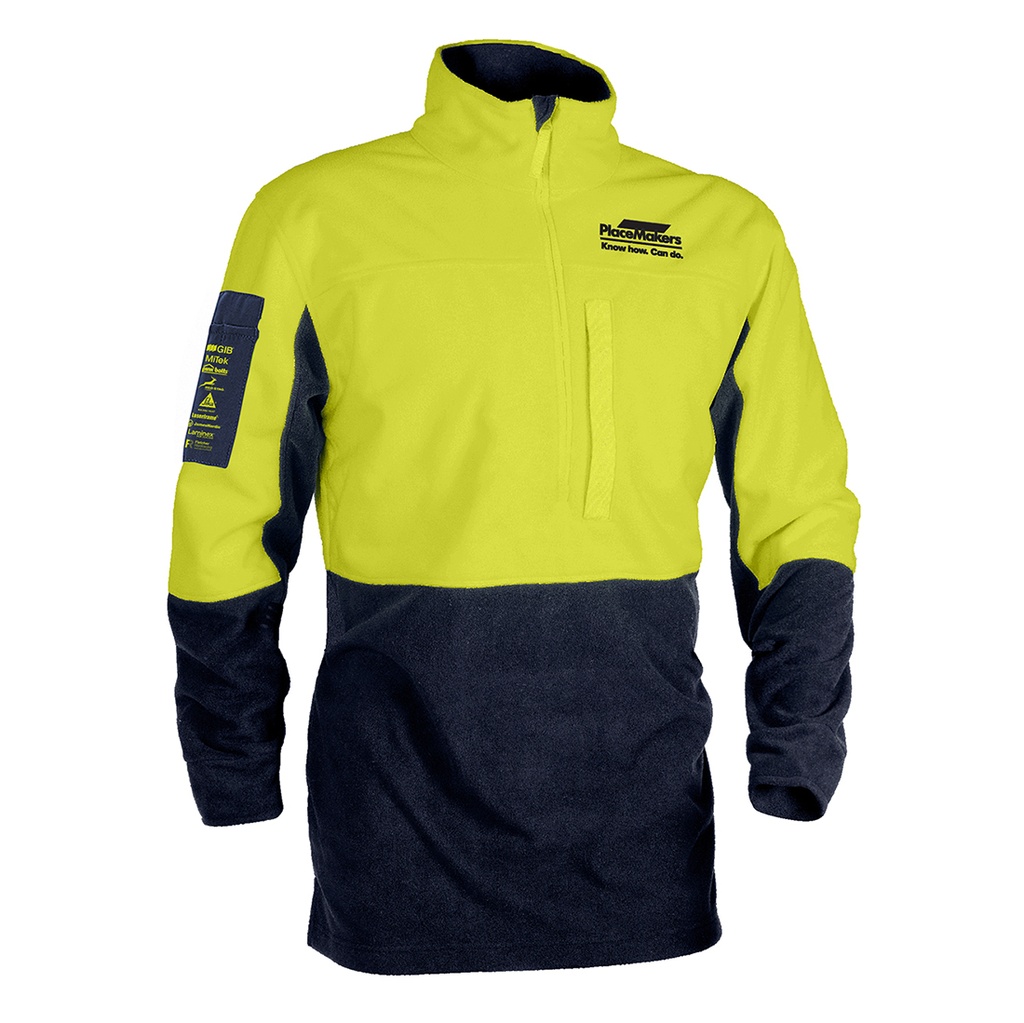 PM Hi Vis Windproof Extreme Zip Top