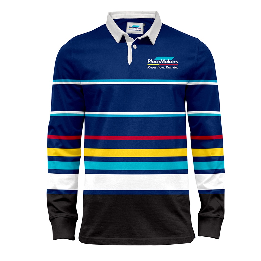 PM Retro Long Sleeve Rugby Jersey