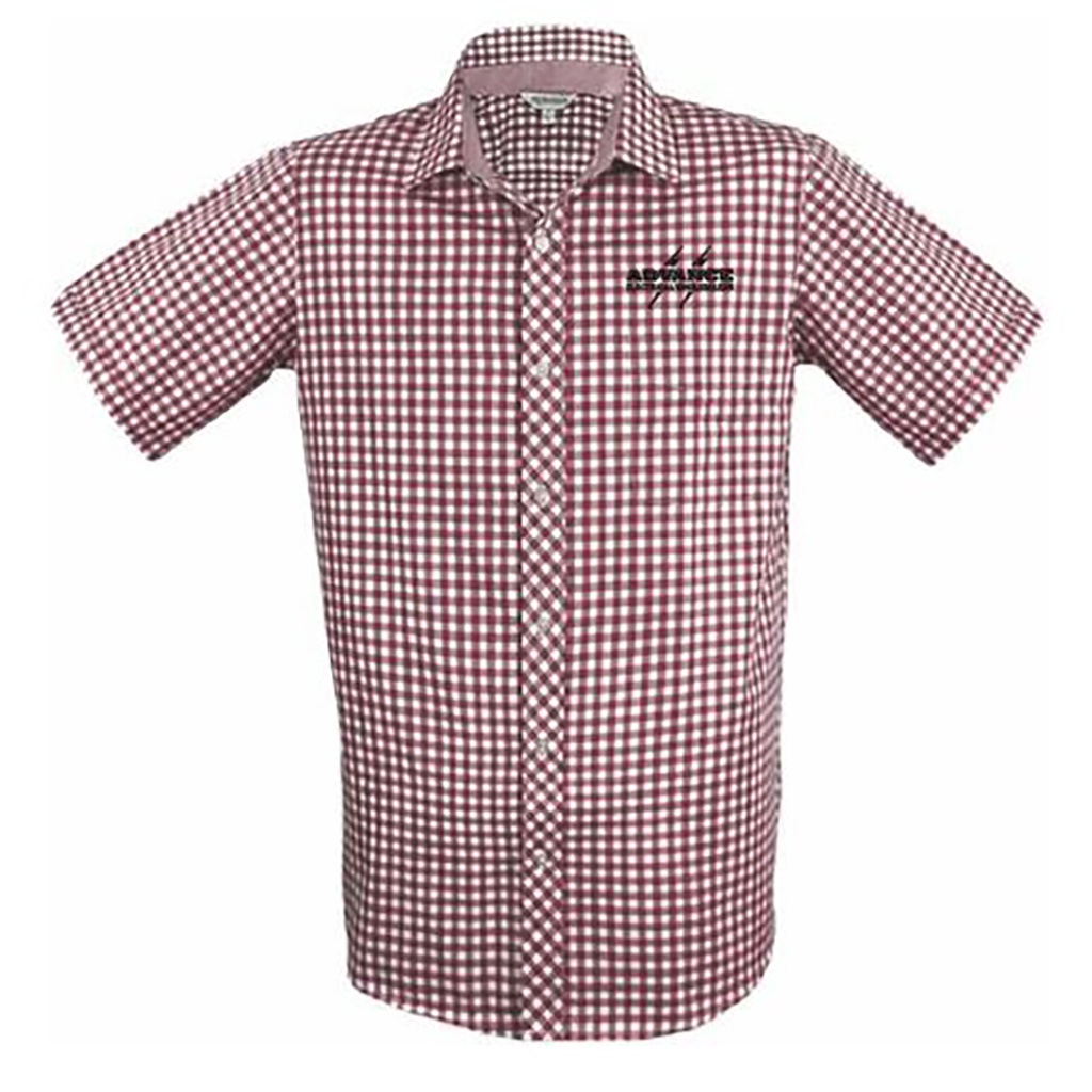 AE Men's Brighton Shirt-Claret SS