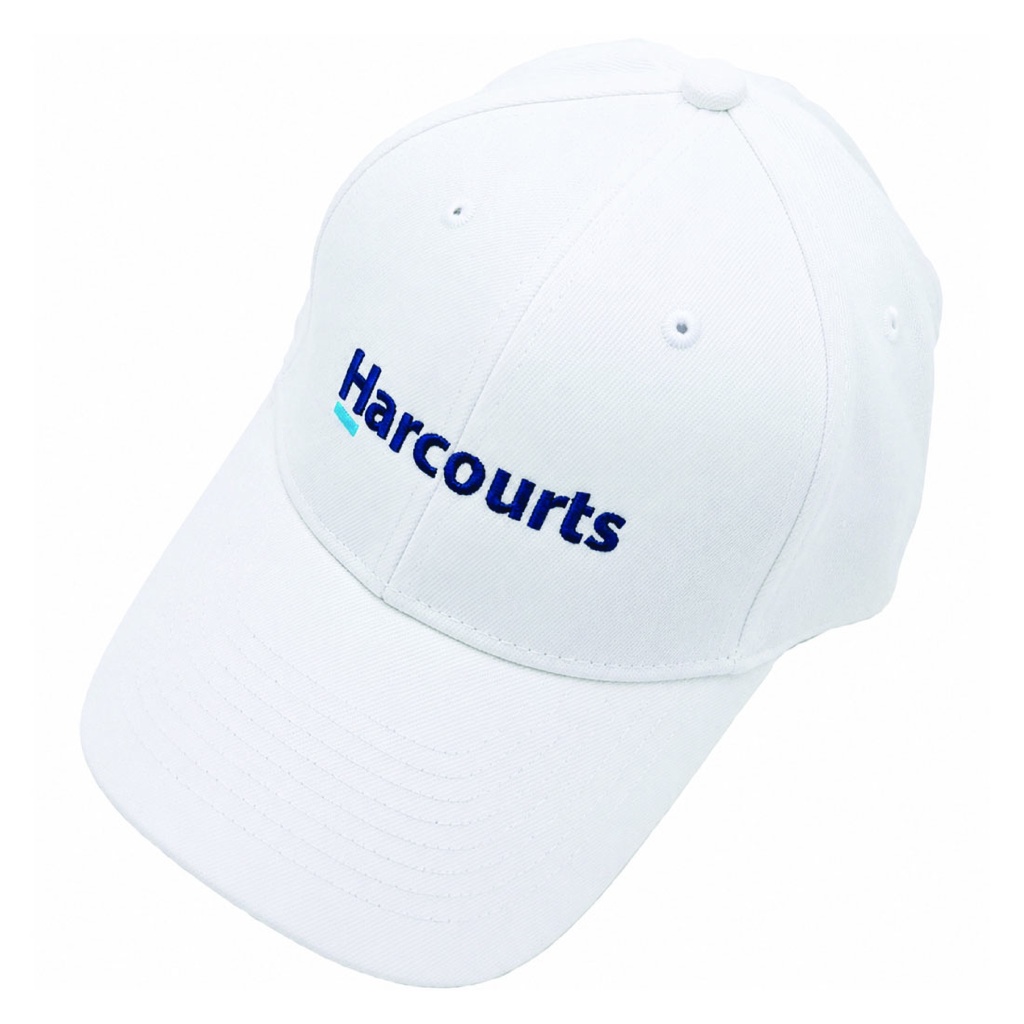 Harcourts Caps | White