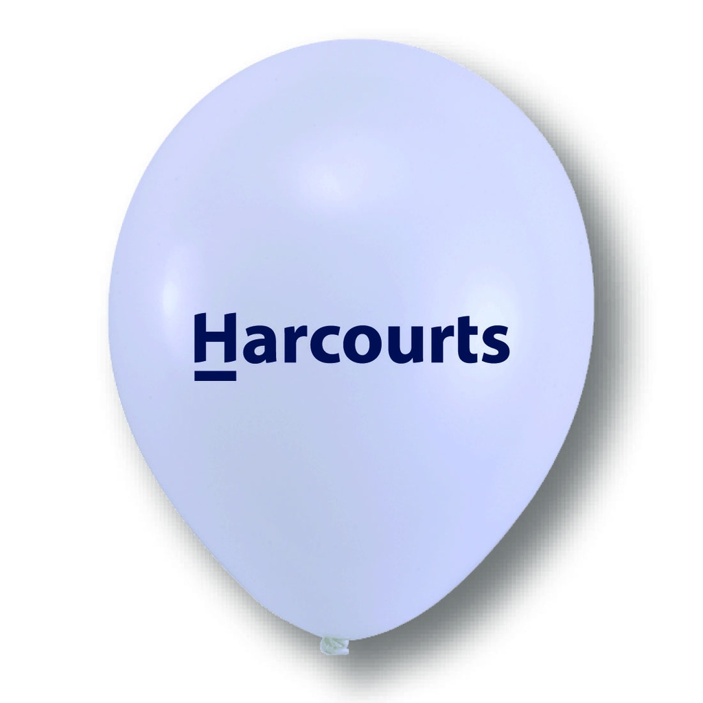 Harcourts Balloons | White