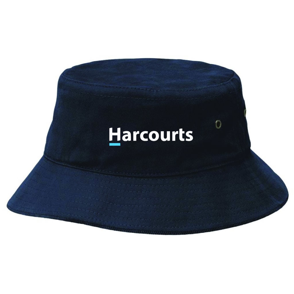 Harcourts Bucket Hat Navy*