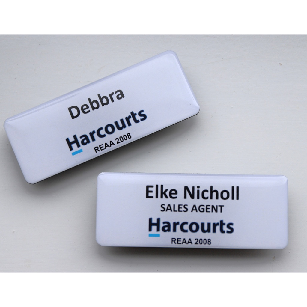 Harcourts Name Badges