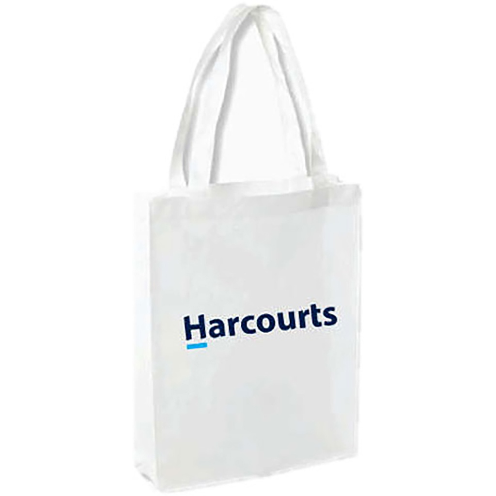 Harcourts A4 Tote Bags White