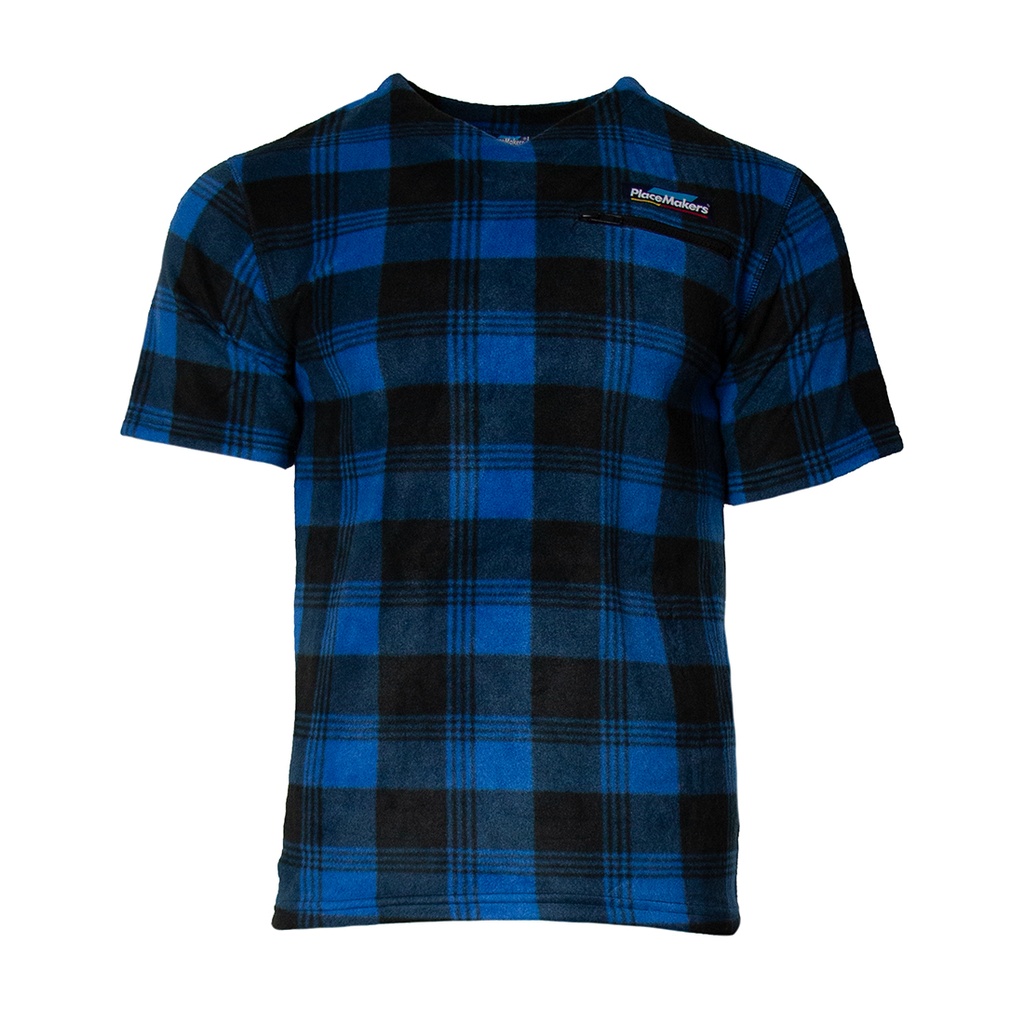 PlaceMakers Check Fleece Tee