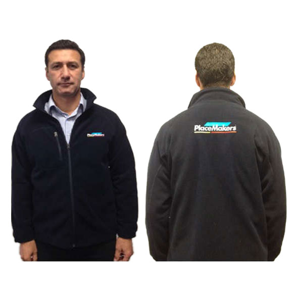 PlaceMakers Men's Full Zip Fleece