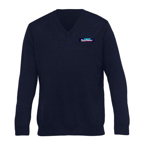 PlaceMakers Men's V Neck Pullover