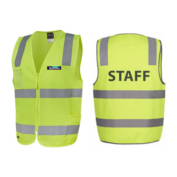 PlaceMakers HV Safety Vest Staff