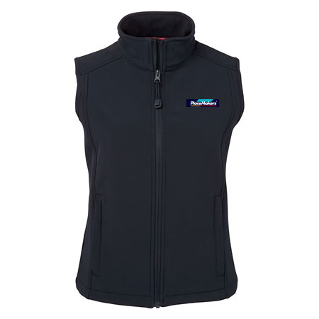 PlaceMakers Ladies Softshell Vest