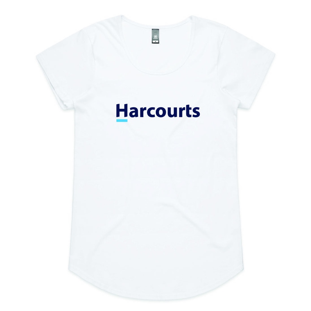 Harcourts Tee Ladies | White*