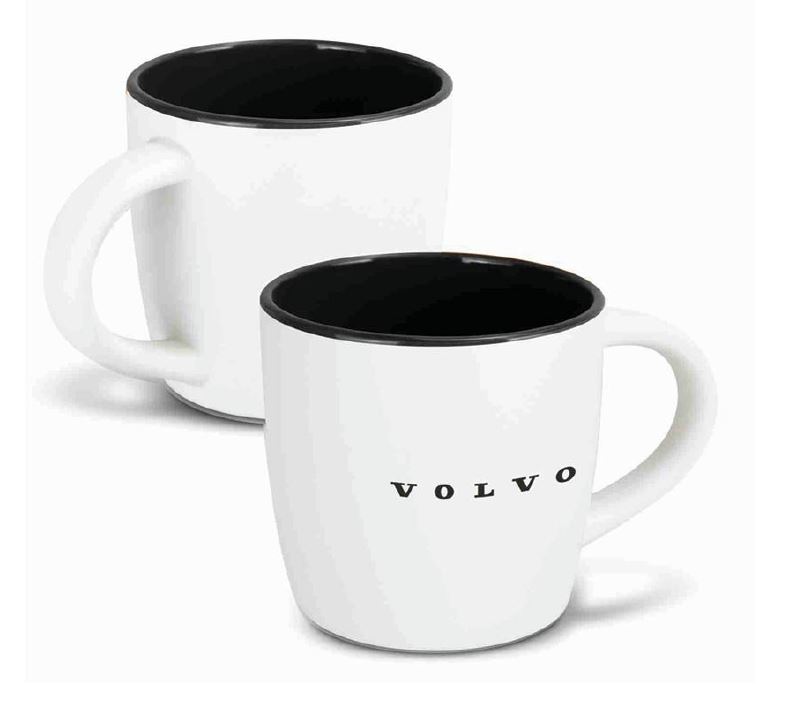 Volvo Mocha 2-Tone Mug | White/Black