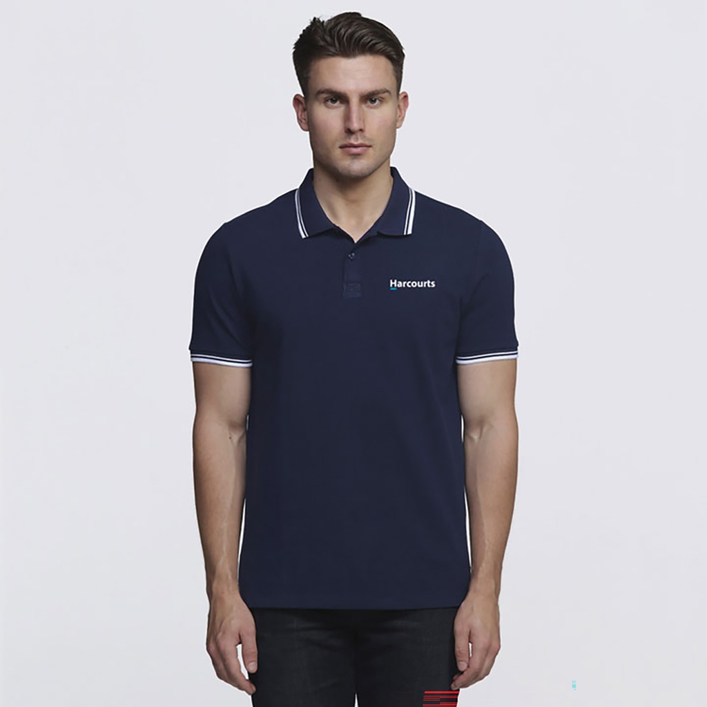 Harcourts Men's Stanton Polo | Navy