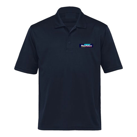 PlaceMakers Mens Navy Polo