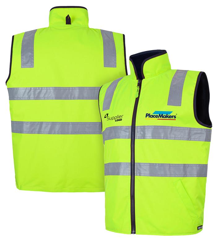 PlaceMakers Softshell Vest D/N Co-Branded
