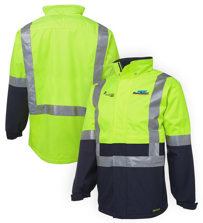PlaceMakers Hi Vis AT Jacket D/N Co-Branded