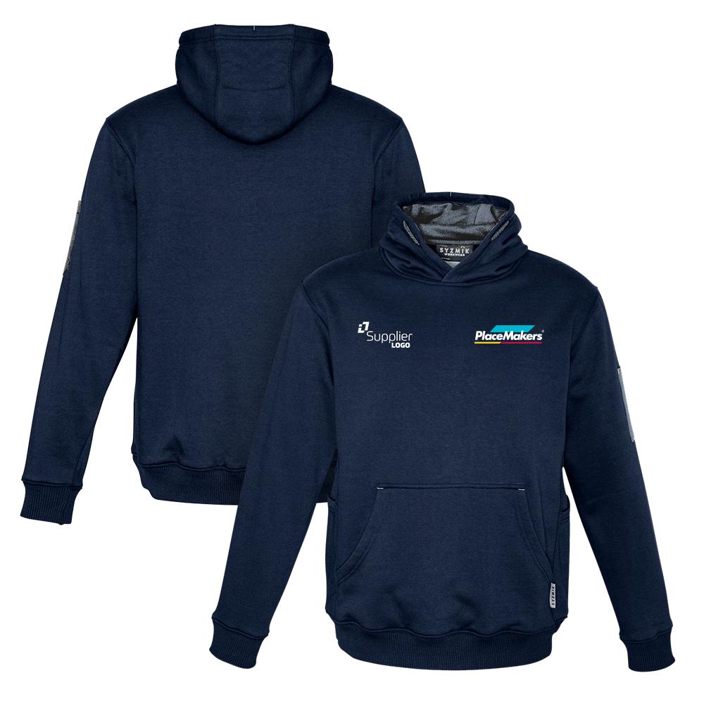PlaceMakers Unisex Multi-Pocket Hoodie - Navy Co-Branded