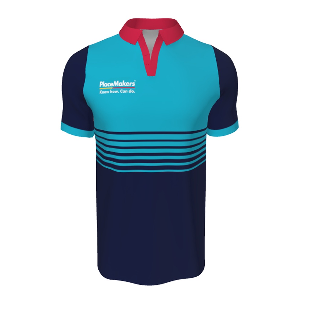 PlaceMakers Teamwear Cricket Elite Polo Raglan