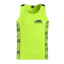 PM Safety DriFit Hi Vis Singlet - Yellow/Navy 2026
