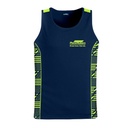 PM Safety DriFit Hi Vis Singlet - Navy/Yellow 2026