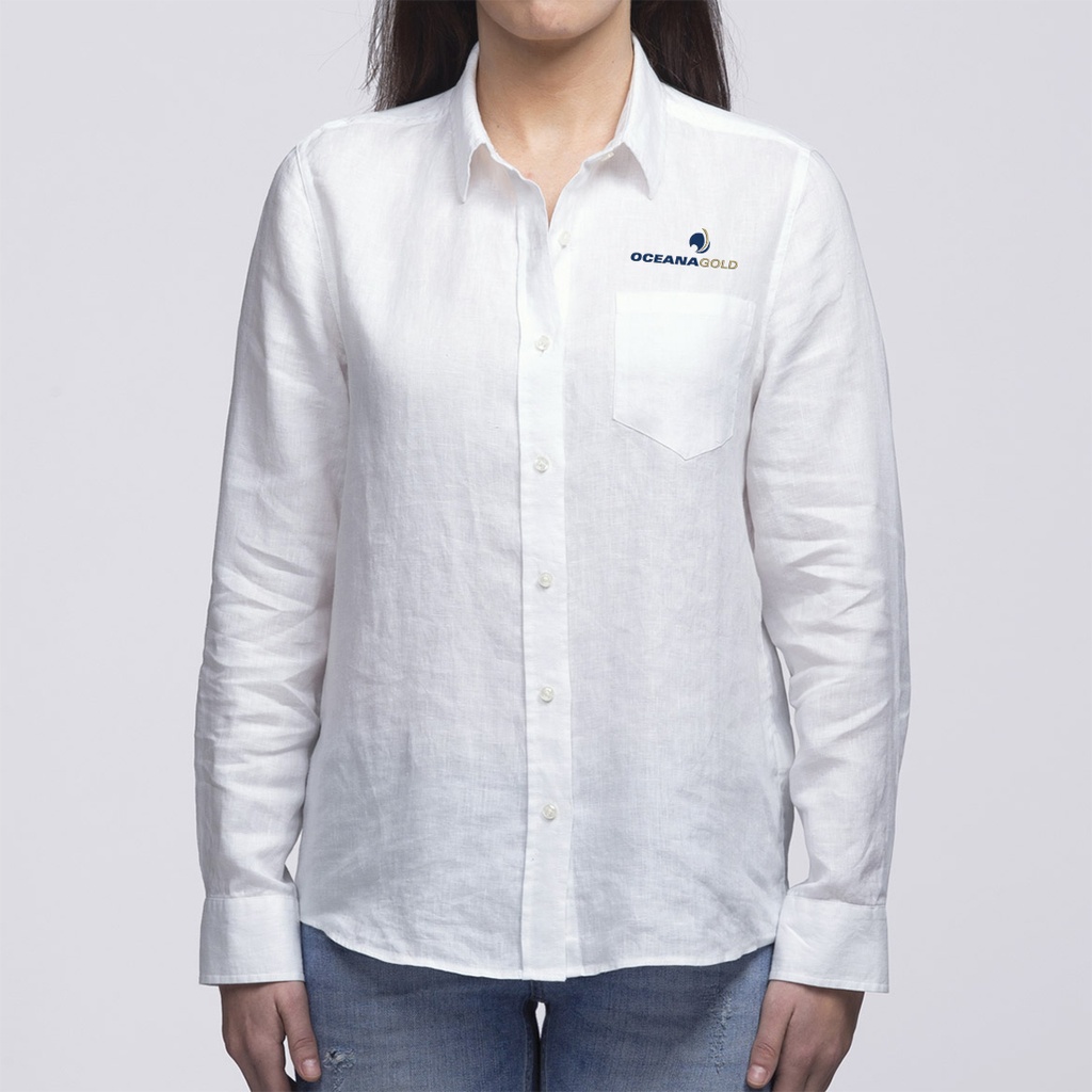 OGL Women's Linen Shirt - White
