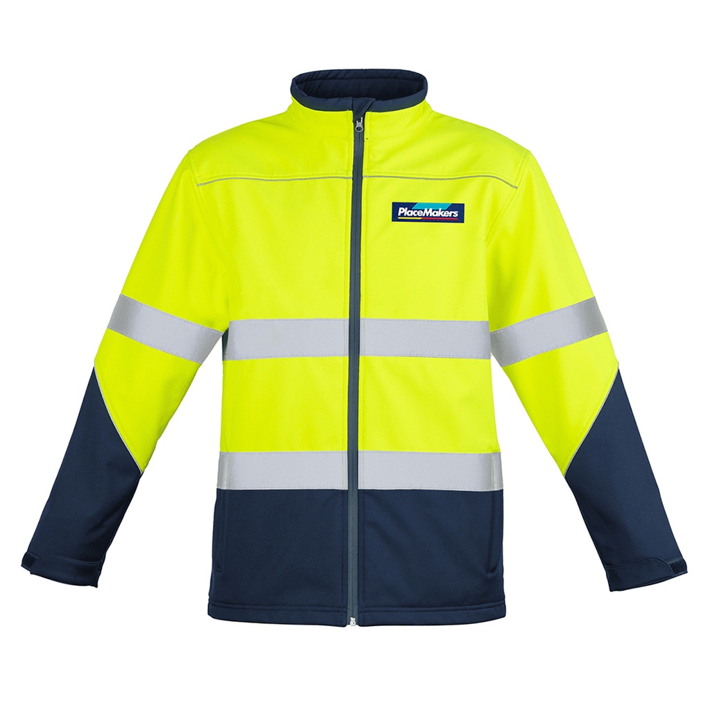 PlaceMakers Hi Vis Softshell Jacket NEW