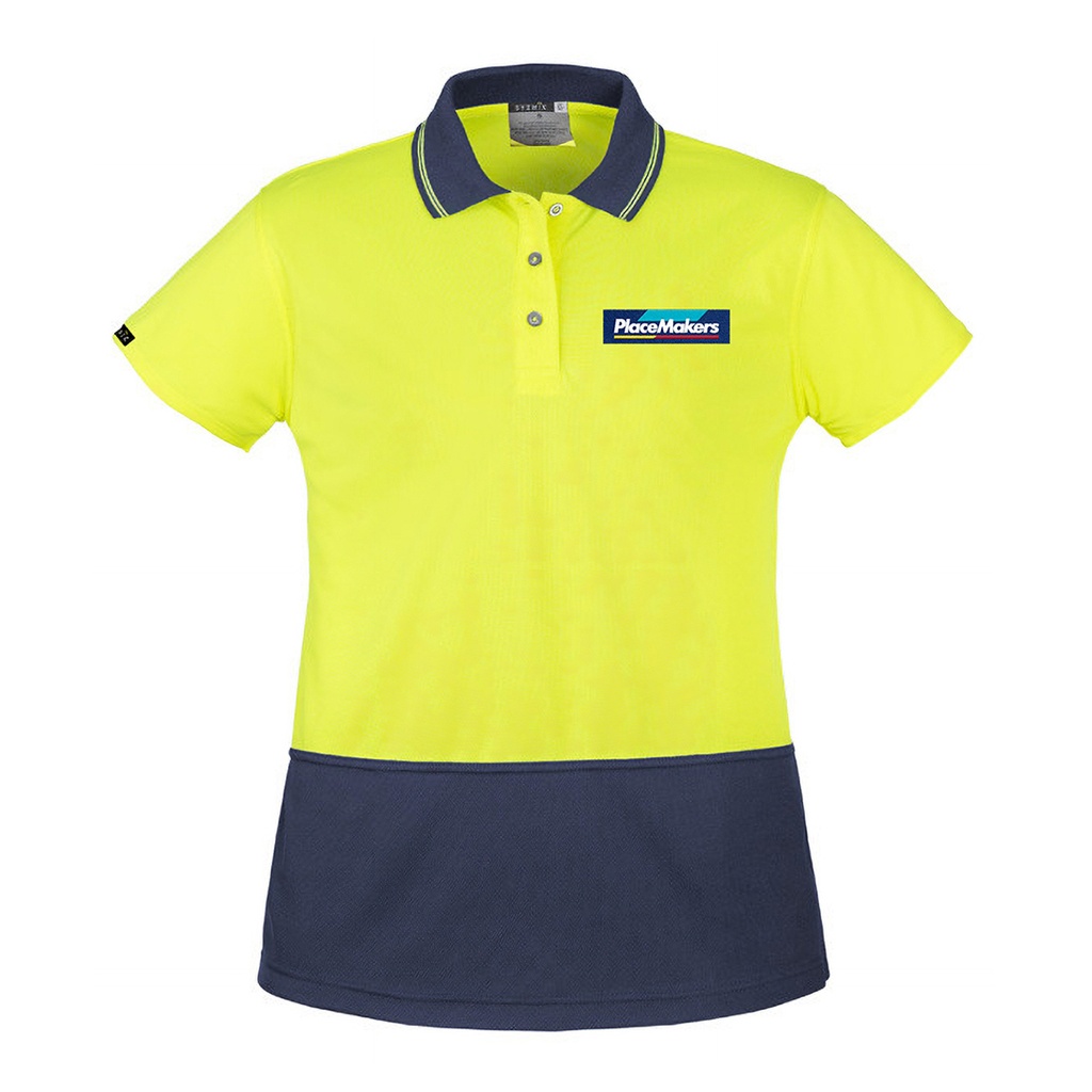 PlaceMakers Ladies Hi Vis Polo NEW