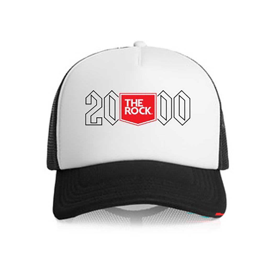 The Rock 2000 Trucker Cap | White/Black 2026