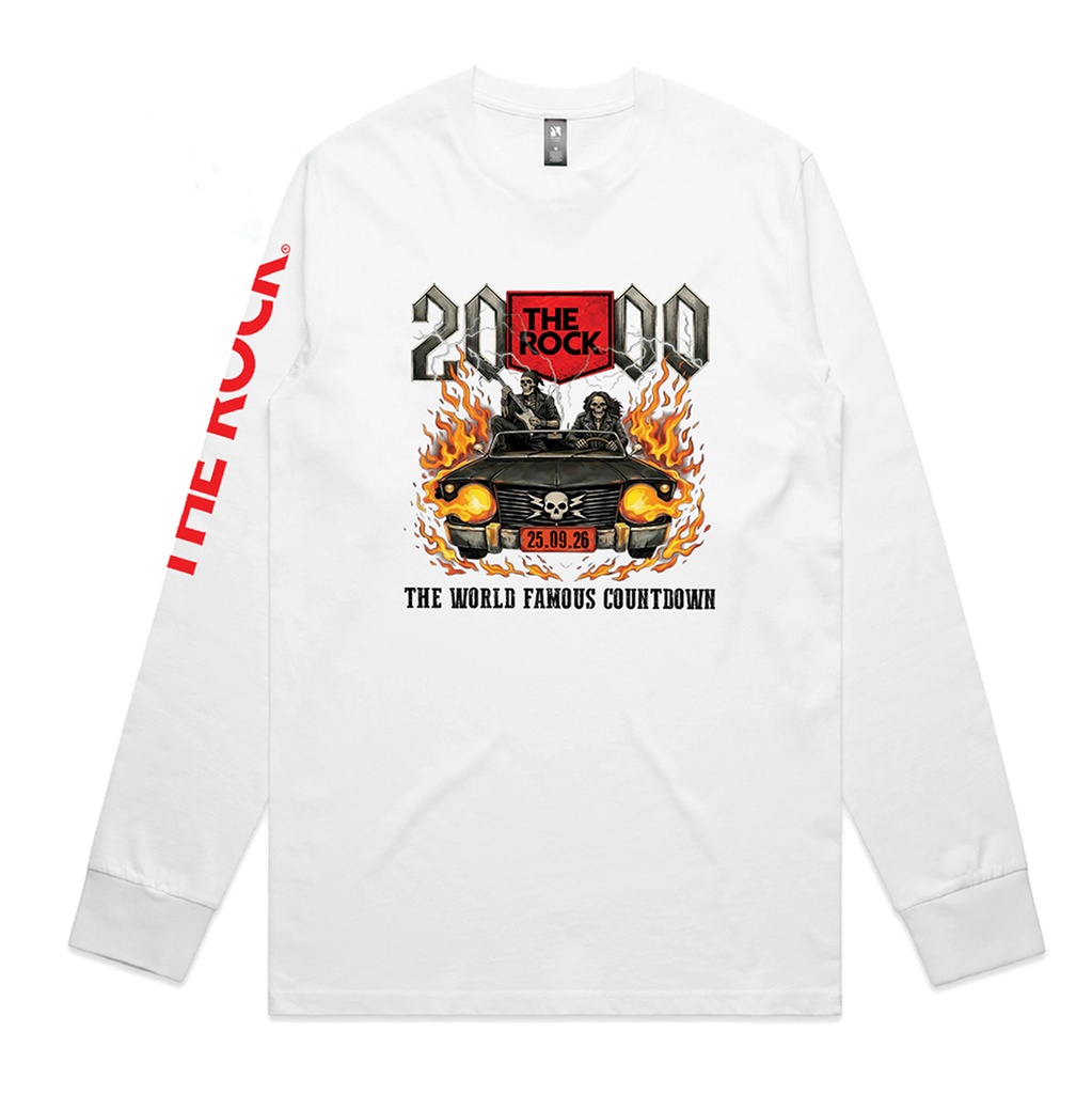 The Rock 2000 Event L/S Tee 2026 | White