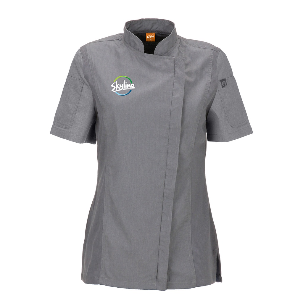 Skyline Ladies Chefs Jacket | Grey