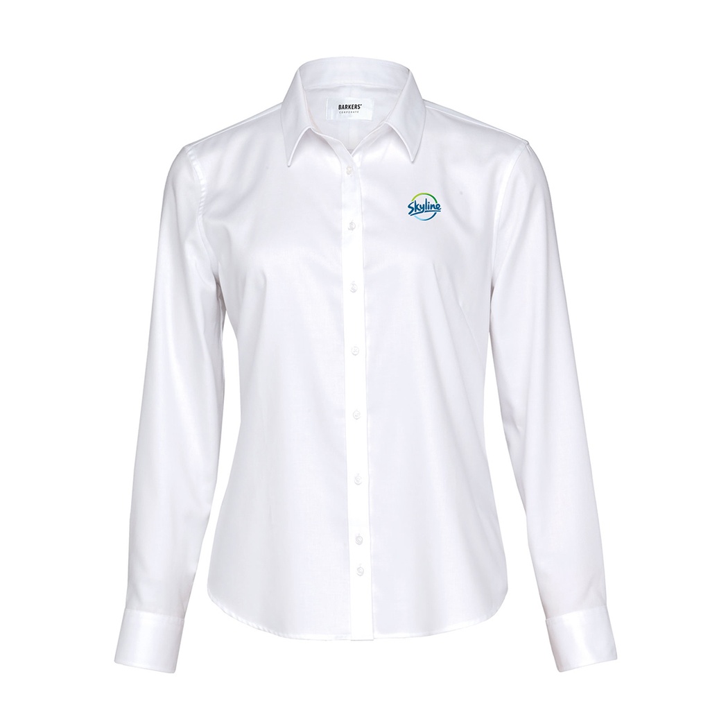 Skyline Ladies Business Shirt | White