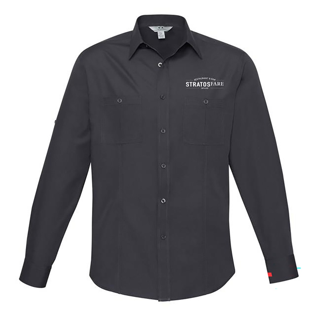 Stratosfare Men's Long Sleeve Shirt | Charcoal