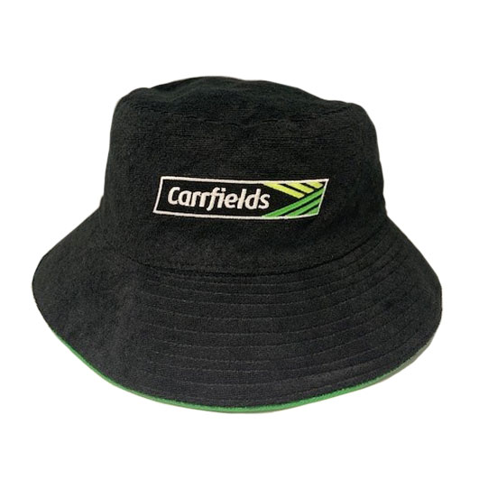 Carrfields Reversible Towelling Bucket Hat - Old logo