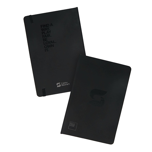 Calder Stewart Noteboook - Black - -                        